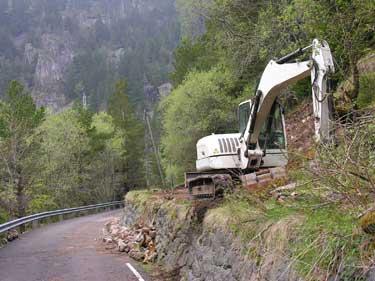 La démolition de l'ambulance alpine du lac Noir