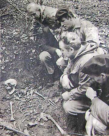 Un corps exhumé en 1968