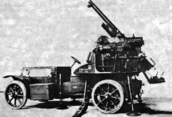 75mm gun on car model 1933