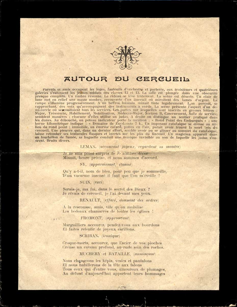 Amédée LIESSE, son faire part du pre 200