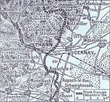 Les opérations dans la vallée de CERNAY