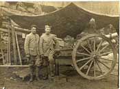 The Battle of the Linge, 105mm short gun in 1915