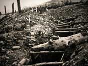 The Battle of the Linge, access trench to the german front lines at Barrenkopf in 1915
