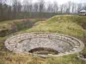 Cuve pour plate-forme de DCA type 1915 au fort de Bois l'Abbé (Épinal)