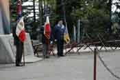 Mai 2006, les officiels, Allemands et Français réunis rendent hommage aux combattants du Linge