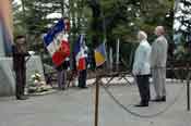 Mai 2006, Allemands et Français réunis rendent hommage aux combattants du Linge