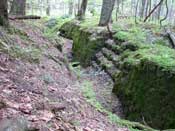 Barrenkopf, tranchée allemande, escalier d'assaut