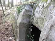 Champ de bataille du Linge, niche d'artillerie allemande