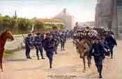 Grande Guerre, marche de chasseurs alpins français