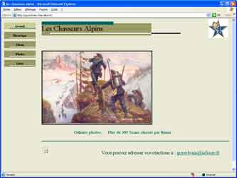 Go to website  Les Chasseurs Alpins