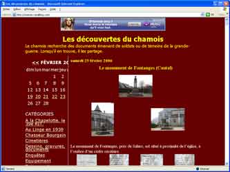Go to website Les découvertes du chamois
