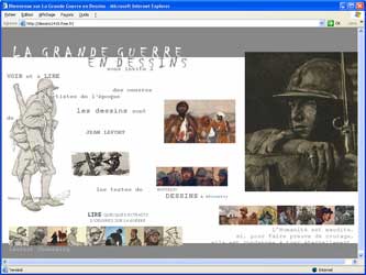 Accéder au site La Grande Guerre en dessins