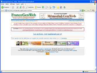 Accéder au site Fance Gen Web