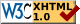 XHTML 1.0 valide W3C