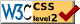 Valid CSS W3C